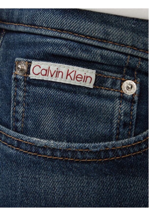 Calvin Klein Jeans Jeansy Classic LV04RG900G Niebieski Taper Fit. Kolor: niebieski