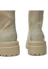 TOMMY HILFIGER - Tommy Hilfiger Trapery Flag Ventile Lace Up Boot FW0FW08287 Beżowy. Kolor: beżowy. Materiał: materiał #5