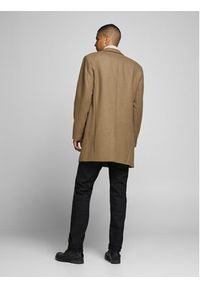 Jack & Jones - Jack&Jones Płaszcz wełniany Emoulder 12171374 Brązowy Regular Fit. Kolor: brązowy. Materiał: wełna, syntetyk #6