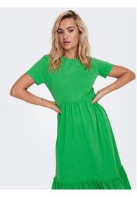 only - ONLY Sukienka codzienna 15252525 Zielony Regular Fit. Okazja: na co dzień. Kolor: zielony. Materiał: bawełna. Typ sukienki: proste. Styl: casual #3