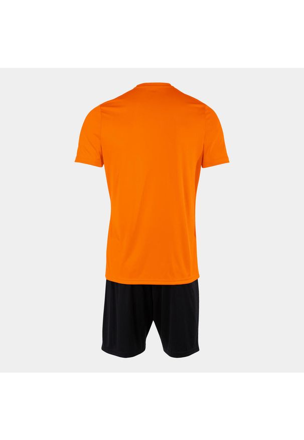 Zestaw Sportowy Joma Phoenix II 2XS - Pomarańczowy i Czarny, Komfort i Styl. Okazja: na uczelnię. Kolor: czarny, pomarańczowy, wielokolorowy. Materiał: poliester, dresówka. Styl: sportowy