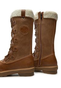 Kimberfeel Śniegowce Mathilde Brązowy. Kolor: brązowy. Materiał: skóra #5