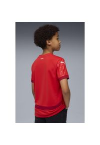 Puma - Młodzieżowa koszulka domowa kobiecej reprezentacji Szwajcarii Team 2025 PUMA. Kolor: czerwony