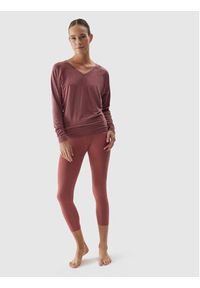 4f - 4F Koszulka techniczna 4FAW23TFLOF153 Czerwony Slim Fit. Kolor: czerwony. Materiał: syntetyk