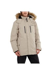 FUNDANGO - Płaszcz zimowy męski Fundango Spirit. Kolor: zielony. Sezon: zima. Sport: turystyka piesza #1