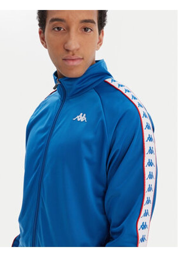 Kappa Bluza Banda Anniston 301EFU0 Niebieski Slim Fit. Kolor: niebieski. Materiał: syntetyk