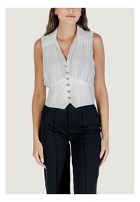 Morgan De Toi Bluzka 242-OPLI Biały Casual Fit. Okazja: na co dzień. Kolor: biały. Styl: casual #3