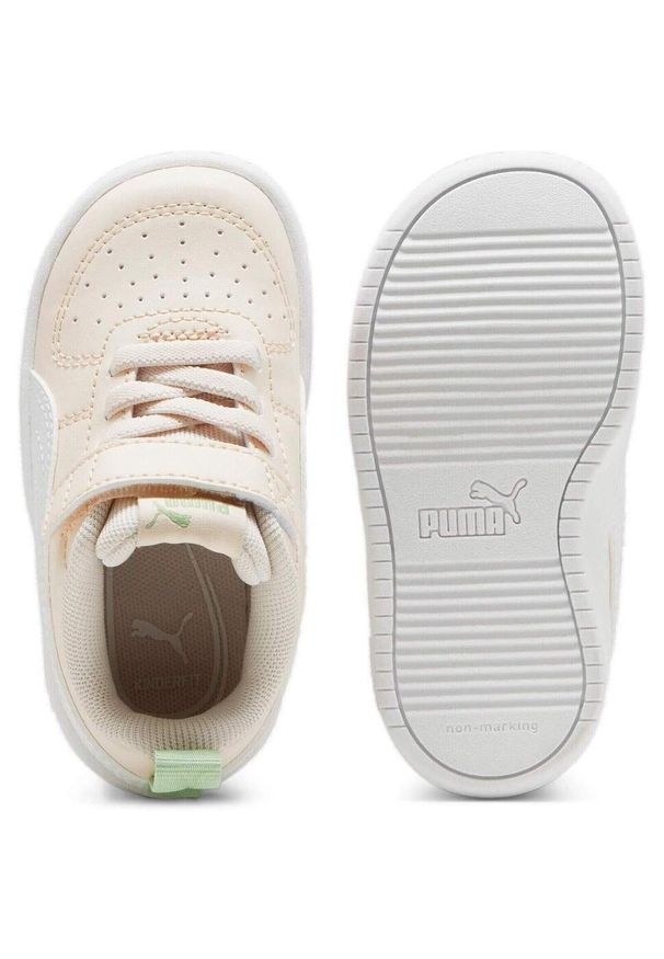 Buty do chodzenia niemowlęce Puma 38431427. Kolor: wielokolorowy, różowy, beżowy. Materiał: skóra ekologiczna, materiał, syntetyk. Sport: turystyka piesza
