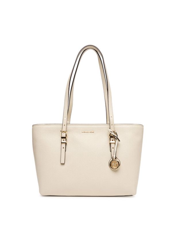 MICHAEL Michael Kors Torebka Quinn 30T5GQNT2L Écru. Materiał: skórzane