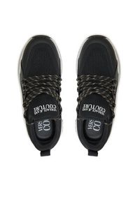 Versace Jeans Couture Sneakersy 76VA3SA8 Czarny. Kolor: czarny. Materiał: materiał #3