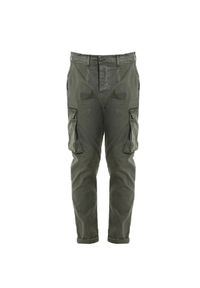 Xagon Man Spodnie | A2503 2CR4076 | Mężczyzna | Zielony. Okazja: na co dzień. Kolor: zielony. Materiał: elastan, bawełna. Styl: vintage, casual