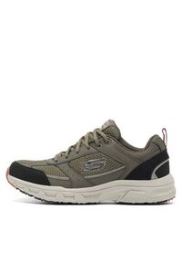 skechers - Skechers Sneakersy OAK CANYON VERKETTA 51898 OLBK Zielony. Kolor: zielony. Materiał: materiał, mesh #6