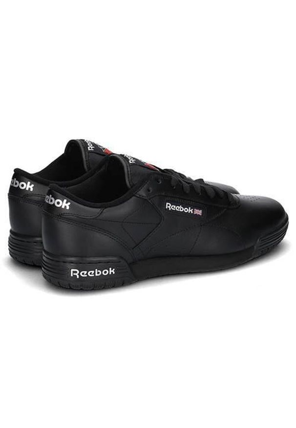 Buty do chodzenia męskie Reebok Exofit Clean Logo. Zapięcie: sznurówki. Kolor: wielokolorowy, czarny, szary. Materiał: tkanina, materiał, skóra, syntetyk. Szerokość cholewki: normalna. Sport: turystyka piesza