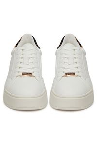 DeeZee Sneakersy AM25232-R Biały. Kolor: biały. Materiał: skóra #5