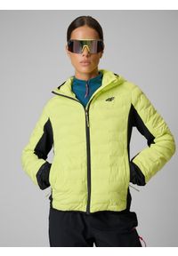 4f - 4F Kurtka trekkingowa z wypełnieniem Primaloft Silver damska - żółta XXL. Kolor: żółty. Materiał: tkanina, materiał. Technologia: Primaloft. Sezon: lato #1