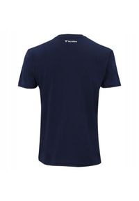 TECNIFIBRE - Koszulka tenisowa męska Tecnifibre Club Tee T-shirt. Kolor: niebieski. Długość rękawa: krótki rękaw. Długość: krótkie. Sport: tenis