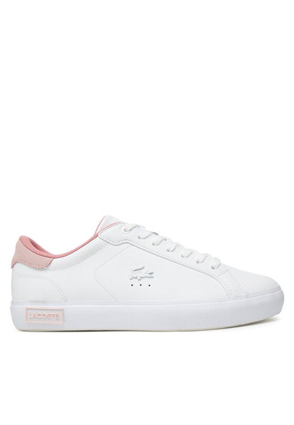 Lacoste Sneakersy Powercourt 7-49SFA0085 Biały. Kolor: biały. Materiał: skóra