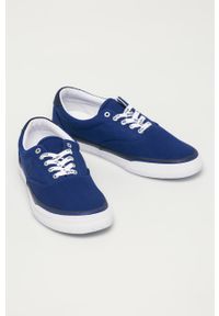 Polo Ralph Lauren - Tenisówki. Nosek buta: okrągły. Zapięcie: sznurówki. Kolor: niebieski. Materiał: syntetyk, materiał, guma. Szerokość cholewki: normalna #4