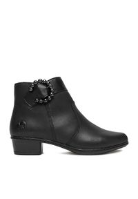 Rieker Botki CEO-Y0797-00 Czarny. Kolor: czarny. Materiał: skóra