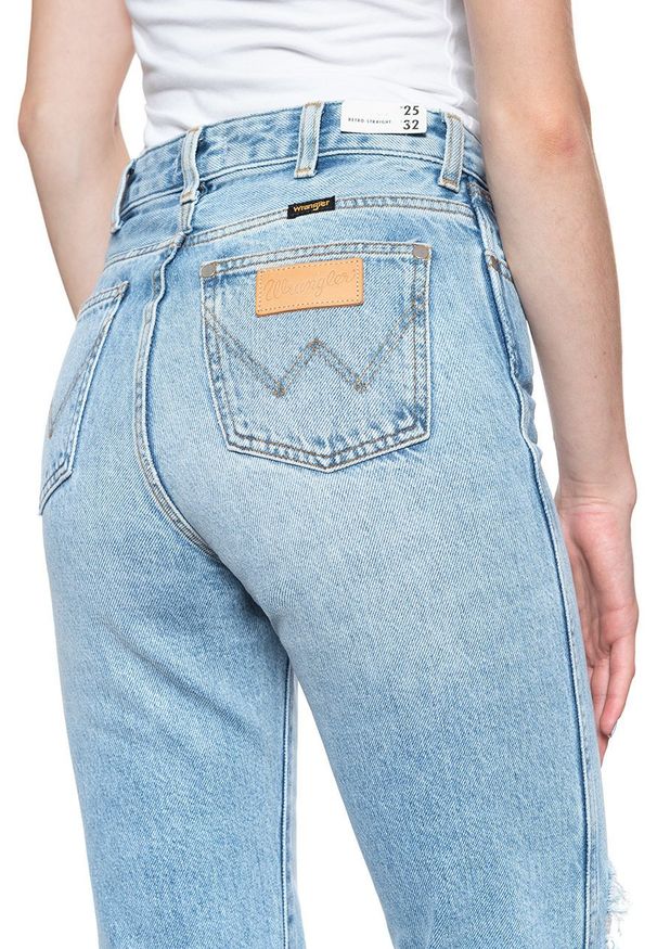 Wrangler - WRANGLER RETRO STRAIGHT BLUE HAWAII W238RI92F 112127877. Styl: retro