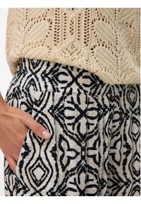 Vero Moda Spodnie materiałowe Menny 10282478 Beżowy Wide Leg. Kolor: beżowy. Materiał: wiskoza #6