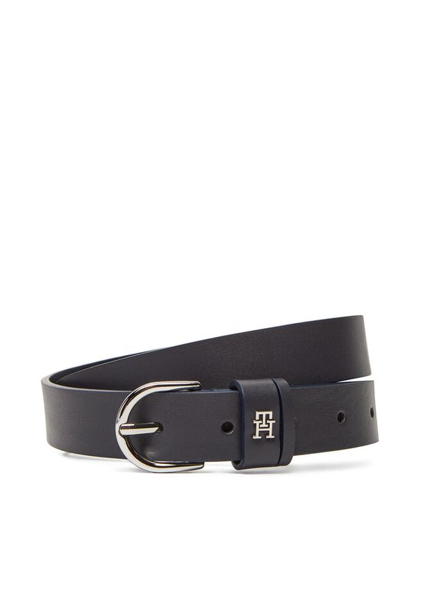 TOMMY HILFIGER - Pasek Damski Tommy Hilfiger. Kolor: niebieski