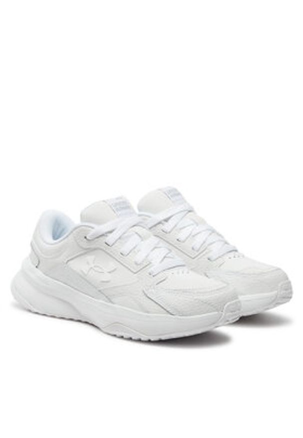 Under Armour Buty na siłownię Ua W Edge Lthr 3028569-100 Biały. Kolor: biały. Materiał: skóra. Sport: fitness