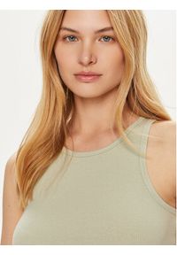JDY Top Sofia 15275093 Zielony Cropped Fit. Kolor: zielony. Materiał: bawełna #3