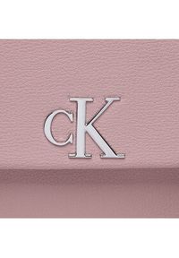 Calvin Klein Jeans Torebka Minimal Monogram Boxy Flap Cb19 K60K610330 Różowy. Kolor: różowy. Materiał: skórzane #3
