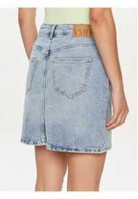 Vero Moda Spódnica jeansowa Tessa 10301536 Niebieski Regular Fit. Kolor: niebieski. Materiał: bawełna #6