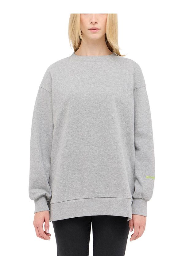 Damska bluza nierozpinana Mustang Style Kimberly Mid Grey Mélange 1015949 4140