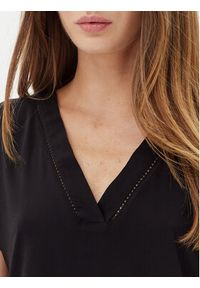 Vero Moda Bluzka Bella 10327551 Czarny Regular Fit. Kolor: czarny. Materiał: wiskoza #6