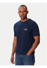 TOMMY HILFIGER - Tommy Hilfiger T-Shirt Nautical MW0MW44258 Granatowy Regular Fit. Kolor: niebieski. Materiał: bawełna #2