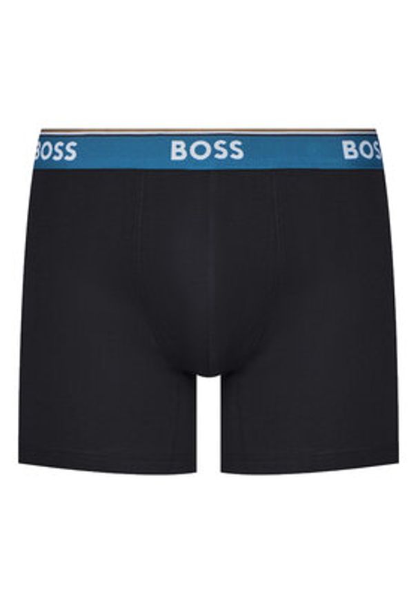 BOSS Komplet 3 par bokserek 50531685 Niebieski. Kolor: niebieski. Materiał: bawełna