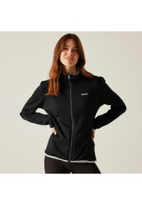 Regatta - Damski polar Newhill II z pełnym zamkiem błyskawicznym. Kolor: czarny. Materiał: polar. Sport: turystyka piesza #1