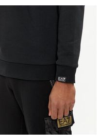 EA7 Emporio Armani Bluza 3DPM63 PJSHZ 0208 Czarny Regular Fit. Kolor: czarny. Materiał: bawełna