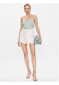 Guess Szorty materiałowe Janna W3GD0L WDP87 Écru Loose Fit. Materiał: lyocell