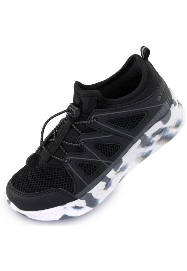 ALPINE PRO - Alpine Pro Noleko 28 Sneakers dla dzieci z doskonałą przyczepnością. Kolor: zielony. Materiał: syntetyk, materiał. Sport: turystyka piesza