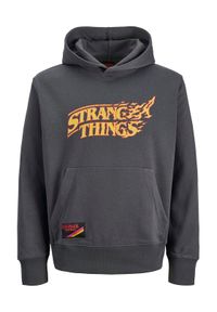 Jack & Jones Bluza Stranger Things 12291655 Szary Relaxed Fit. Kolor: szary. Materiał: bawełna #1