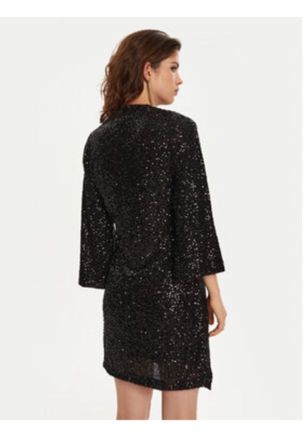 Bruuns Bazaar Sukienka koktajlowa Azati BBW4192 Czarny Regular Fit. Kolor: czarny. Materiał: syntetyk. Styl: wizytowy