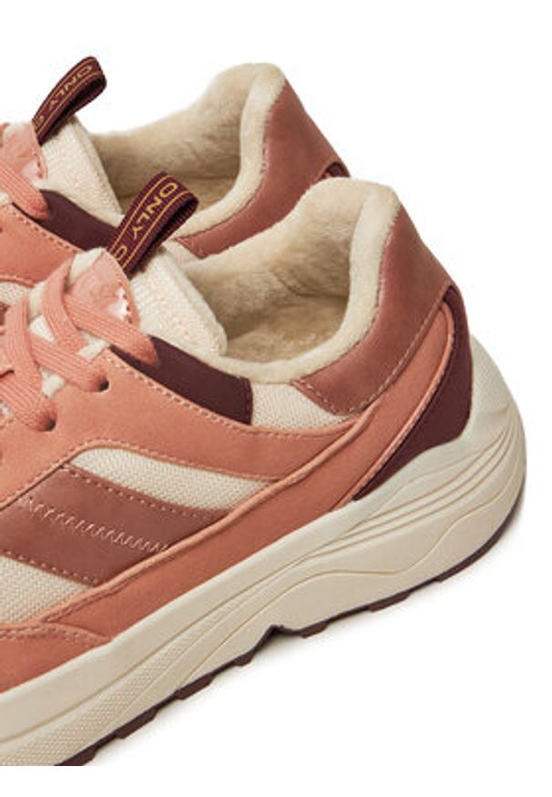 only - ONLY Sneakersy 15329992 Różowy. Kolor: różowy. Materiał: materiał