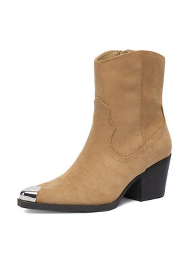 DeeZee Kowbojki BZRB0184-24 Beżowy. Kolor: beżowy. Materiał: materiał