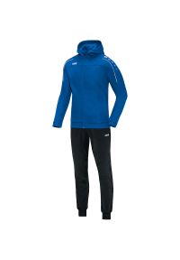 Dres Jako Polyester. Kolor: niebieski. Materiał: dresówka. Sport: piłka nożna #1