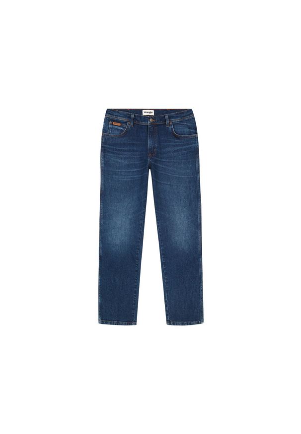Wrangler - WRANGLER TEXAS SLIM MĘSKIE SPODNIE JEANSOWE JEANSY DŻINSY BLUE SOUL 112350661 W12S017997