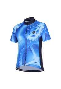 MADANI - Koszulka rowerowa męska madani. Kolor: niebieski #1