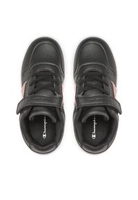 Champion Sneakersy Rebound Platform Sparkle G S32612-CHA-KK002 Czarny. Kolor: czarny. Materiał: skóra