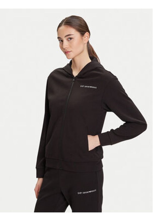 EA7 Emporio Armani Dres 7W000802 AF10443 UC001 Czarny Regular Fit. Kolor: czarny. Materiał: syntetyk