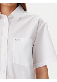 Guess Koszula W5GH98 WH7P1 Biały Regular Fit. Kolor: biały. Materiał: bawełna