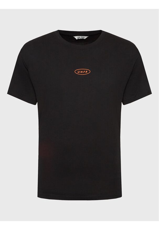 Unfair Athletics T-Shirt UNFR23-008 Czarny Regular Fit. Kolor: czarny. Materiał: bawełna