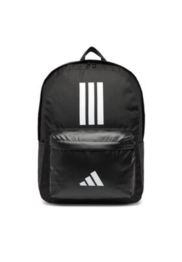 Adidas - adidas Plecak Classic Back-to-School 3-Stripes JD9563 Czarny. Kolor: czarny. Materiał: materiał
